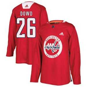 Men's Washington Capitals #26 Nic Dowd Adidas Authentic Practice Jersey - Red Dzhi